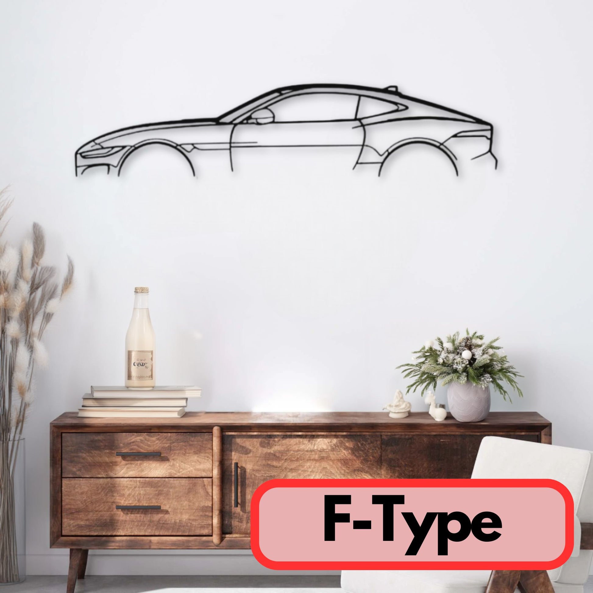 Décoration murale métal F-Type Classiques
