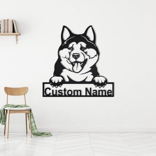 Décoration Murale Chien Akita Inu